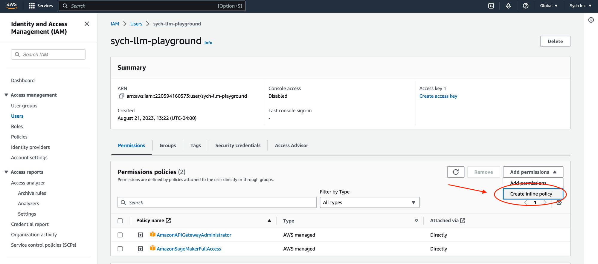 How to Deploy Large Language Models like Llama 2 on the Cloud in Minutes with Sych LLM Playground